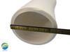 The outside diameter of the 2" flex is 2 3/8".