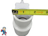 This side glues inside of a 1 1/2" Fitting that would measure about 1 7/8" Inside Diameter..