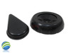 Spa Hot Tub Diverter Handle & Cap 3 3/4" Wide Black Notched Valve