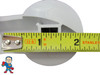 Marquis Spa Hot Tub Gray Diverter 4" Selector Handle & 4" Threaded Cap Kit