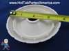 Spa Hot Tub Diverter Cap 3 3/4" Wide White Notched Buttress Style How To Video