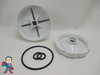 Dimension One D1 D-1 Diverter Knob Cap & O-Ring Kit White Spa Hot Tub Part