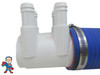 Hot Tub Spa 12" RADKit® 2" Fitting Outside Coupler Kit Plumbing PVC Fitting 
Note: The 2" Fitting in the picture does not come with this kit you use your kit over your 2" fitting..