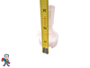 Diffuser, Pentair,  Cyclone Micro, White, Fits Jets with Faces 3" to 3 1/4" Wide