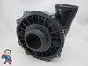 This wet end can be turned and used in a 6 o'clock, 12 o'clock or 9 o'clock position by removing the thru bolts and turning it..