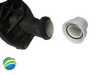 This is a example of the union that would go to this J Pump Wet End.. Note: The Union is not included..
This an example of what the union and the connection on this pump look like.. Note: a Standard 2" pump union measures a 3" across the threads but they are a flat style