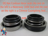 This is an Example of the difference between a Waterway style 100 seal and a Chinese Guangdong LX Pump Style Seal..