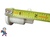 Air Injector Jet Body 3/8" Barb Accepts 3/4" Thread in Injector Part with 1 1/4" Face