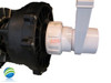 This is an example of the pump union and slice on the front of a pump..