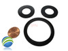 (1) Complete Set of (3) Gaskets (1) 2" Lip Gasket (2) 1" Thread Split Nut Gasket only for Air Union Saluspa Lay-Z-Spa™ Hydro-Force™ Airjet™ "A" & "B/C" Couplings