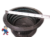 Basket, Skimmer, Waterway Dyna-Flo T/M Low Profile, Black