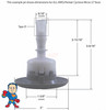 Cal Spa Gray 3" Storm Jet Insert Pentair Cyclone Micro