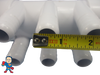 The Outside Diameter of the 3/4" barb where the tubing connects is ¾”..