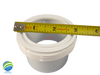 PVC Heater Tailpiece, 2" MBT x 2" Slip w/ Gasket - Overall Thread Diameter