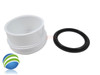 PVC Heater Tailpiece, 2" MBT x 2" Slip - Gasket Ribbed