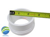 PVC Heater Tailpiece, 2" MBT x 2" Slip - Gasket Ribbed