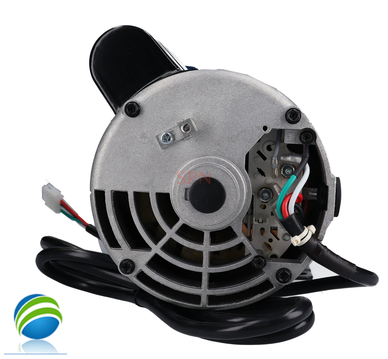 This is a properly wired pump with Red as High Speed Black as Low Speed and White as Hot Neutral for this Pump, Aqua-Flo, Maelstrom, 3.0, HP, 230v, 2-spd, 56fr, 2"X 2" Note: There are some rare occasions where Black is High Speed and Red is Low so look at your old pump before removing the wire to be sure. If you didn't make sure when you power up the first time listen for the pump to come on in low speed first if it is high first you have the wires backward which will cause your hot tub to overheat.