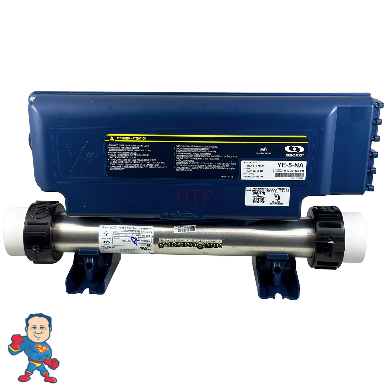 Gecko IN.YE V3 Retro Fit Bundle w/ K300 Topside, Cords and WiFi Module