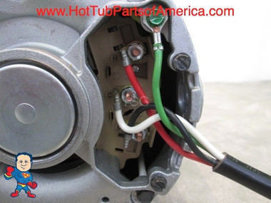Properly wired motor.  
Complete Pump for Sundance, TheraMax II, 6500-901 or 6500-902,  2.5HP, 230v, 56fr, 2"X 2" 1 Speed 11-12A