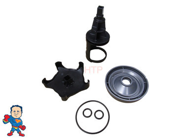 Cal Spa Diverter Valve Kit, Valve Stem, O-Rings, Cap & Starfire Knob, Hot Tub How To Video