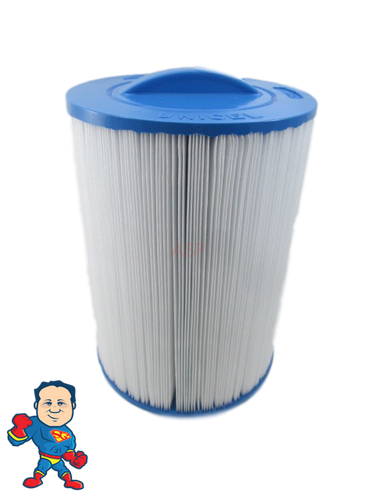 Filter 8 1/4" Tall x 6' Wide 1-1/2"SAE Threaded 40sqft Gulf Coast Spas, Garden Leisure Spas, Freestyle Spas, Pilates Spas, and La-Z-Boy Spas. Gulf Coast Spas, Garden Leisure Spas, Freestyle Spas, Pilates H2O Spas, Lay-Z-boy Spas