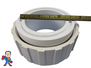 This gasket fits a Pump union with a groove that is 2 1/2" center to center..