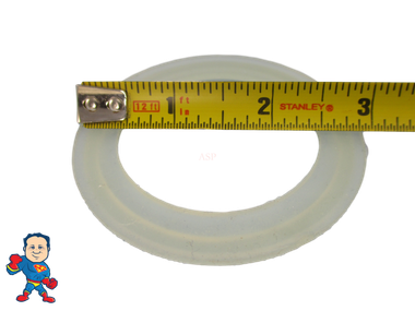 Hot Tub Spa 2" Heater or Pump Union Gasket Combo (1) 2 1/2" Lip & (1) 2 5/8" Lip Gasket