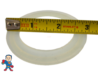 Hot Tub Spa 2" Heater or Pump Union Gasket Combo (1) 2 1/2" Lip & (1) 2 5/8" Lip Gasket