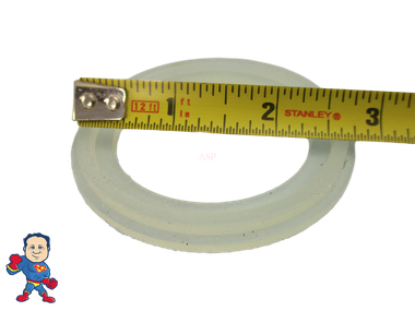 Fits Watkins Heater Union Gasket Set of  (2) 2 5/8" Lip Hot Tub Spa 2" Heater  Gasket with 2 5/8" Center to Center Groove
Note: This Gasket is the exception not the rule so be sure you measure the lip on the gasket 2 5/8" Center to Center and the groove i