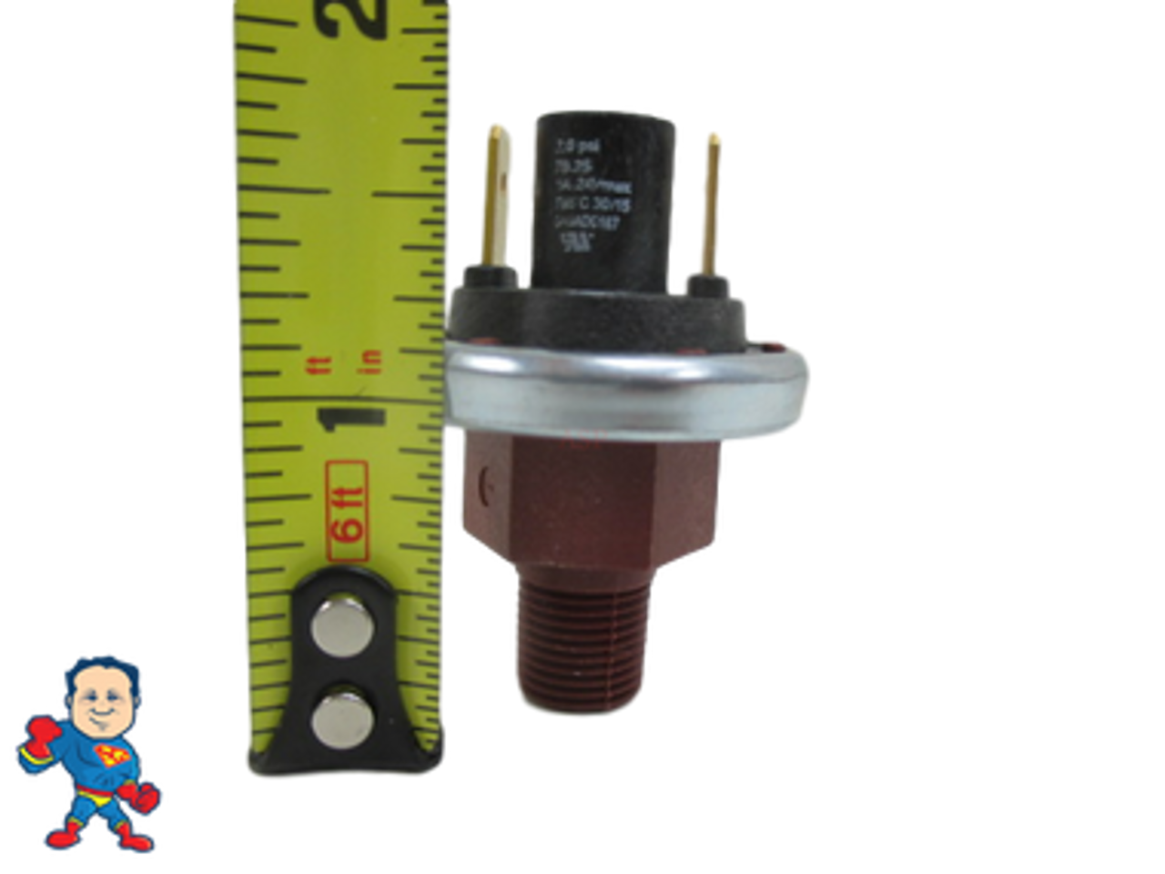 Pressure Switch D-Tec 1/8" mpt 1 Amp Hot Tub Spa Part Universal How To Video