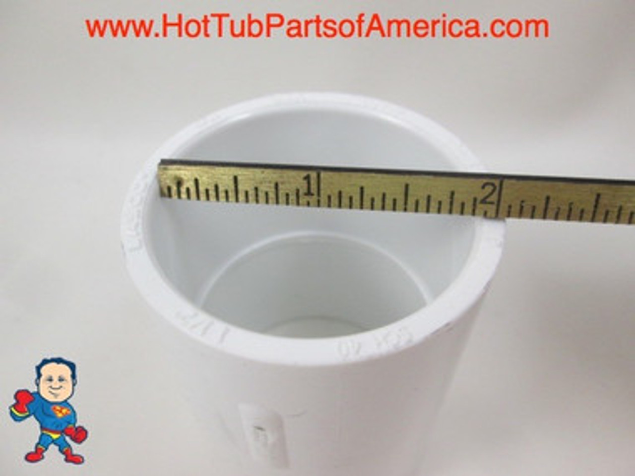 Hot Tub Spa 1 1/2" Slip X 1 1/2 Slip Coupler Plumbing PVC Fitting How To Video