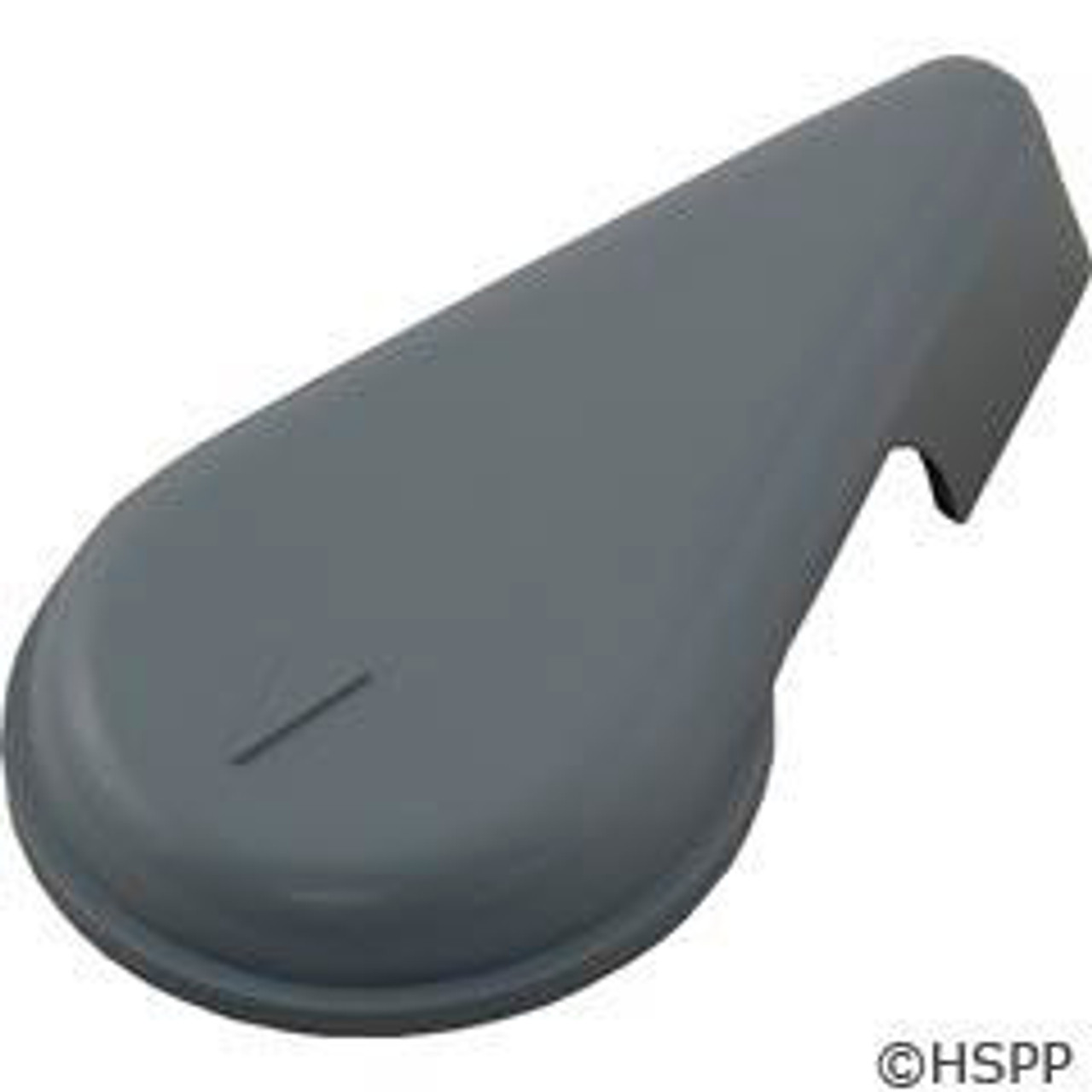 Diverter Handle Knob 4" Long 2" Wide Gray