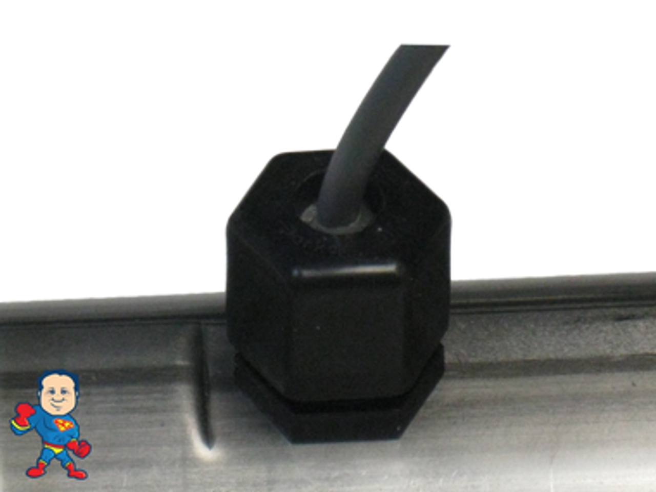 This is an example of this M7 Sensor installed in a heater tube. Note: This listing is the sensor only all other parts are for illustration and are not included.