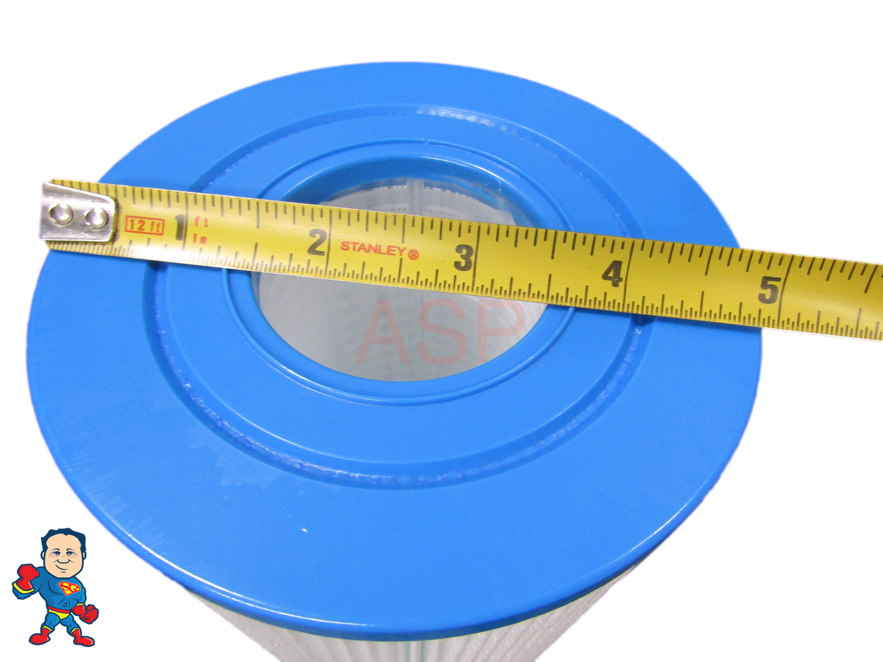 Filter Cartridge Most Popular Size 25sqft 13-5/16" Tall X 4-15/16" Wide (2) 2 1/8" Holes
