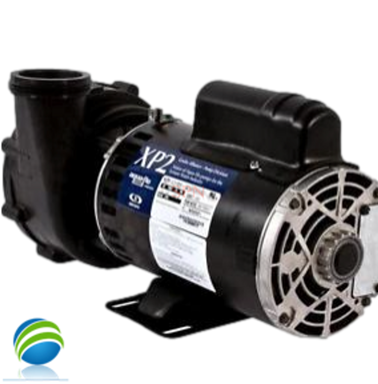 Complete Pump, Aqua-Flo XP2, 1.5HP, 115v,48 frame, 2"x 2", 1 or 2 Speed  13.3A/4.1A
The pressure and suction sides measures 3" edge to edge on the threads..