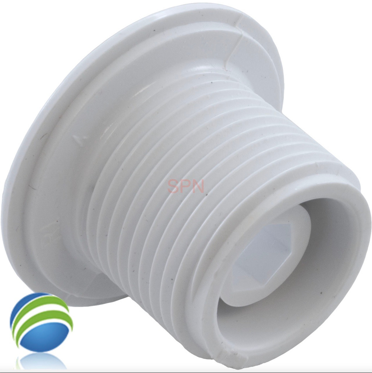 Jet Internal, Waterway, Ozone Cluster, 1-1/2"face diameter, Fixed, Smooth, White