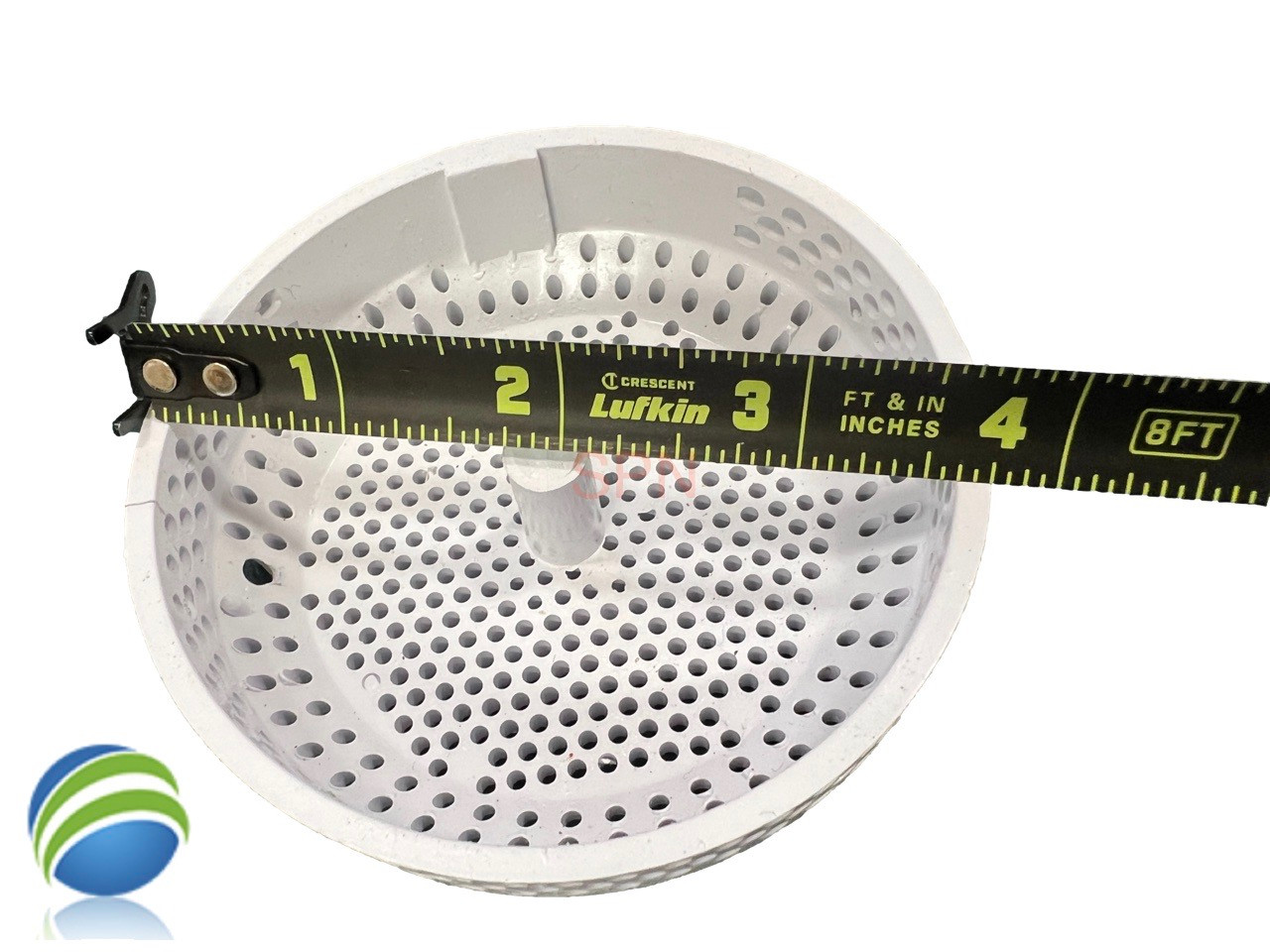 Suction Assembly,WW , 3-1/2" Hi-Flow, 2-3/8"hole size,1-1/2"s,White ,w/o Vacuum Break