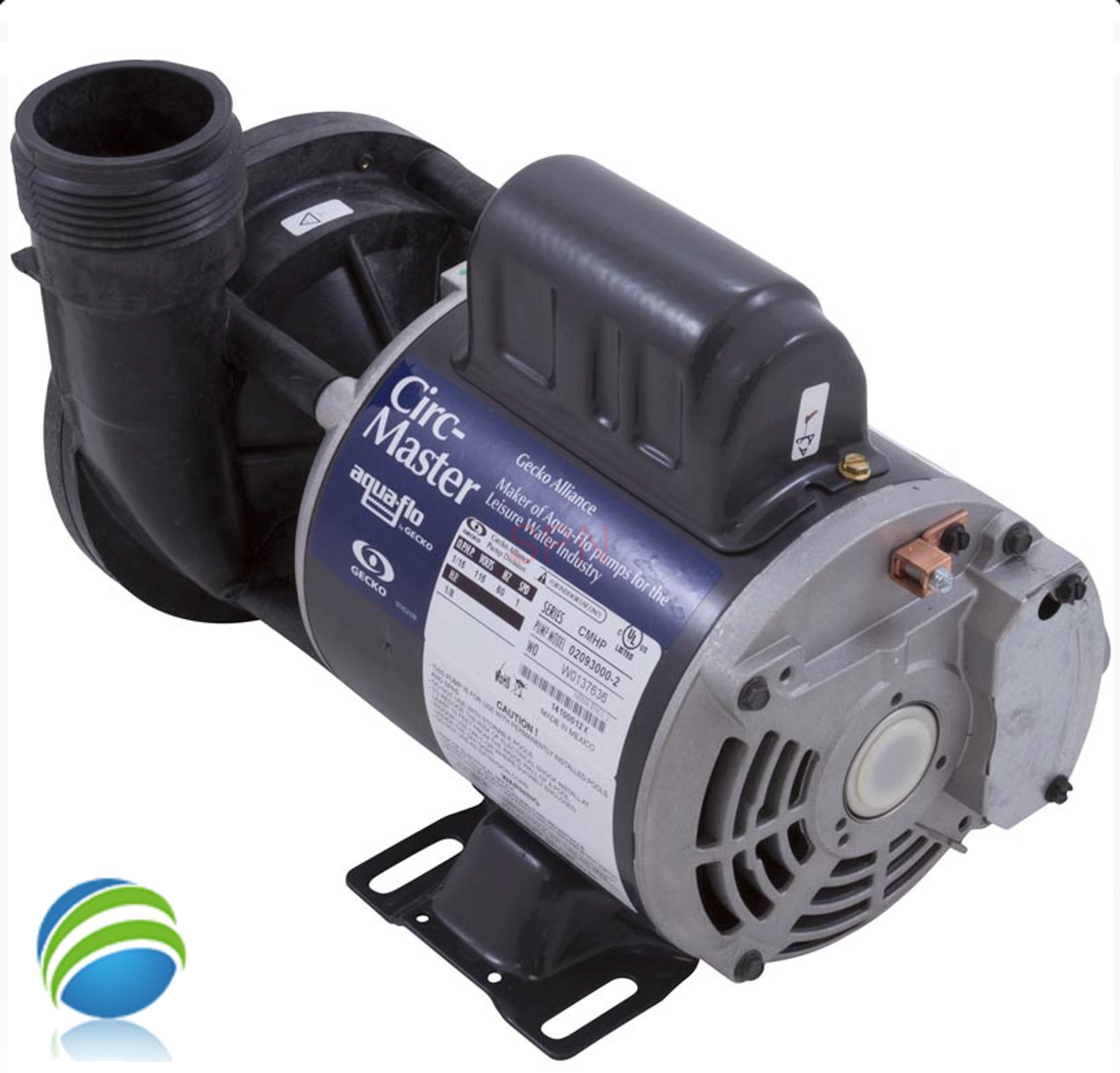 Pump, Circulation, Aqua-Flo CMHP, 1/15hp, 115v, 1-1/2" Side Discharge