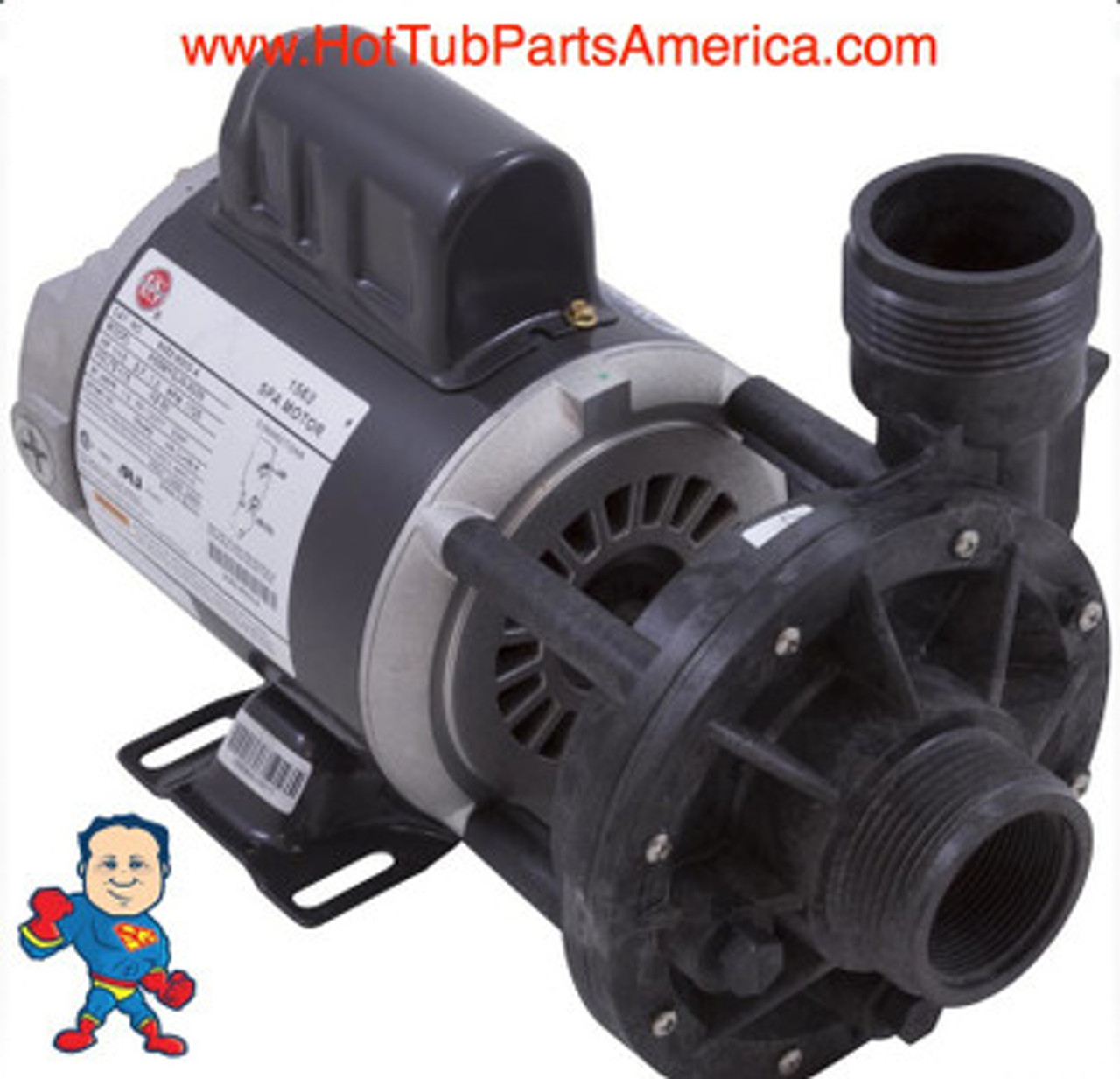 Pump, Circulation, AquaFlo CMHP, 1/15hp, 115v, 1-1/2" Side Discharge