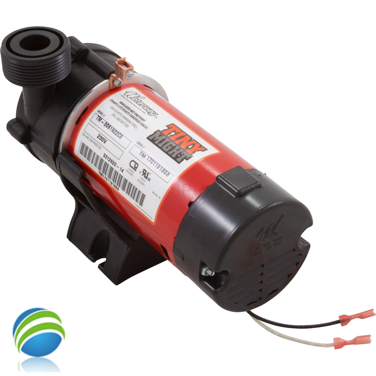 Pump, Circulation, Waterway Tiny Might, 1/16hp,230v, 1" x  1"