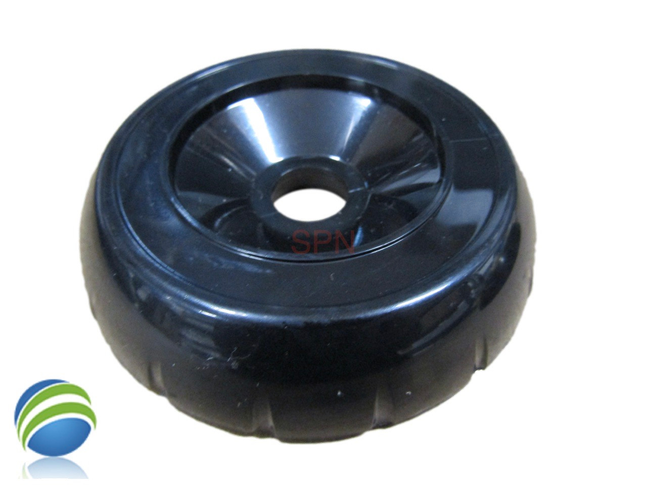 Spa Hot Tub Diverter Cap 3 3/4" Wide Black Notched Non Buttress How To Video