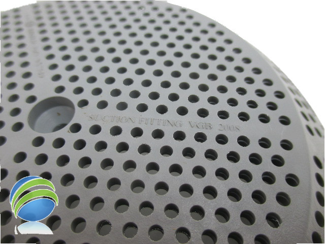 Suction Cover, G & G, 4-3/4" diameter, 211 gpm, Gray, Return