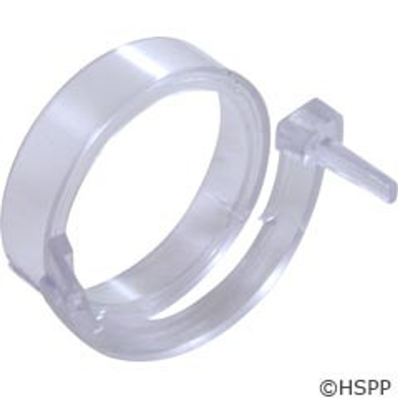 Clip Ring, BWG/Pentair Luxury Jet, w/Spacer, Clear