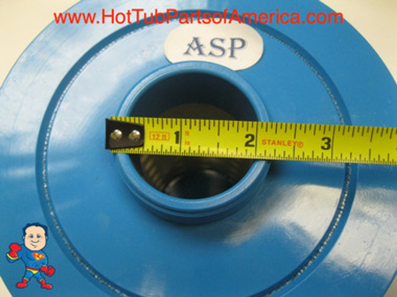Artesian, Resort Series, Filter, Cartridge, 50sqft, 2" male pipe thread, 6-3/4" Wide, 8" Tall
