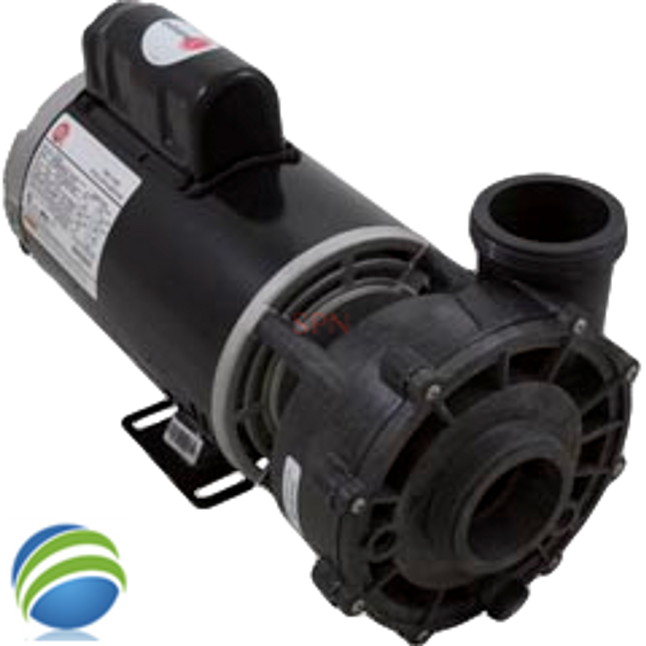 Complete Pump, Aqua-Flo, XP2e,4.0HP ,230v,  56fr, 2"x 2, 1 or 2 Speed 15A
The inlet and outlet measures about 3" across the threads