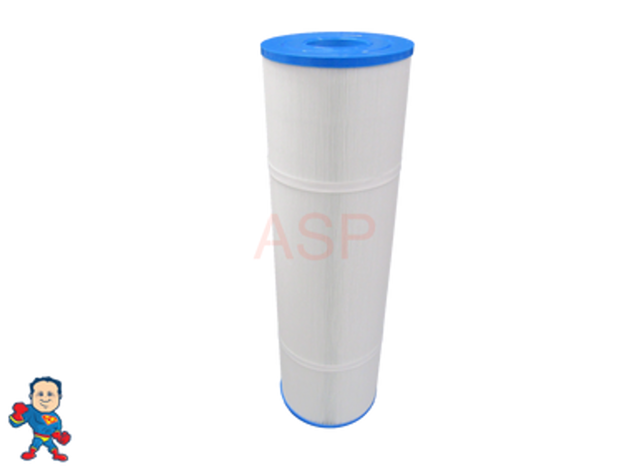 Filter, Cartridge, 17-3/4" x 5-5/16", 2-1/8" top, 2-1/8" bottom on Top and Bottom, 100sqft, Four Winds Swim Spa H2O