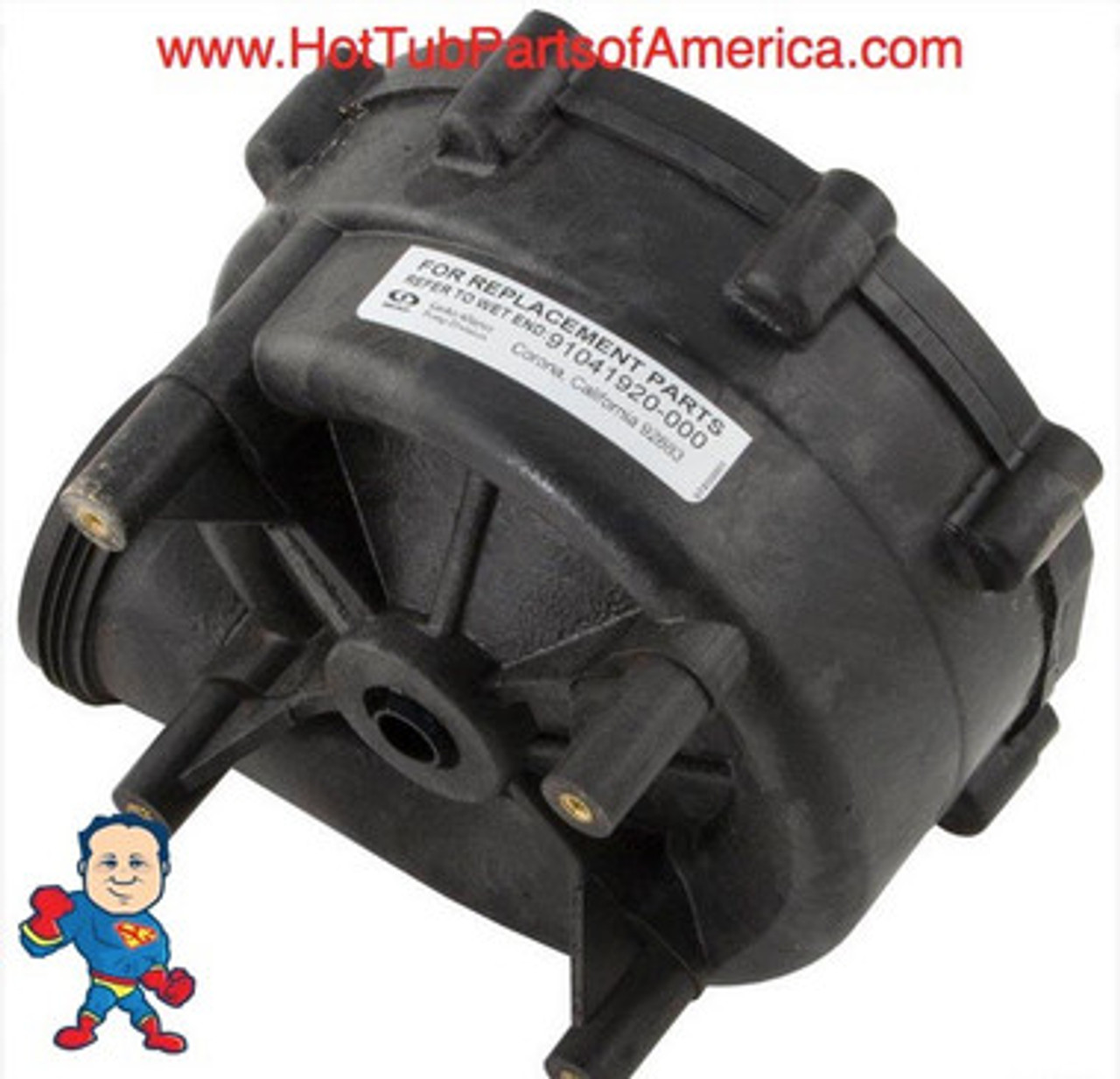 Complete Wet End, Aqua-Flo ,XP2, Xp2e, 4.0HP, 2"x 2" , 56fr, fits Motors with 14.0A/230V 6.3"