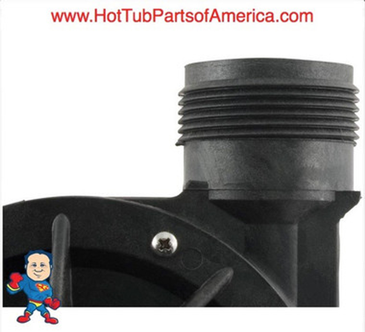 Wet End, Aqua-Flo, FMHP, 2.0HP, 1-1/2", 48 frame, 10.0A/230V, 16A/115v
This is a 48 Frame Wet End and the Thru-Bolts are about 5 1/4" apart in a cross pattern and 3 5/8" Side to Side....Also the bolt heads on the thru-bolts are 1/4" on a 48 frame motor..IF your bolt heads are 5/16" you have a 56fr motor and this wet end will not work..