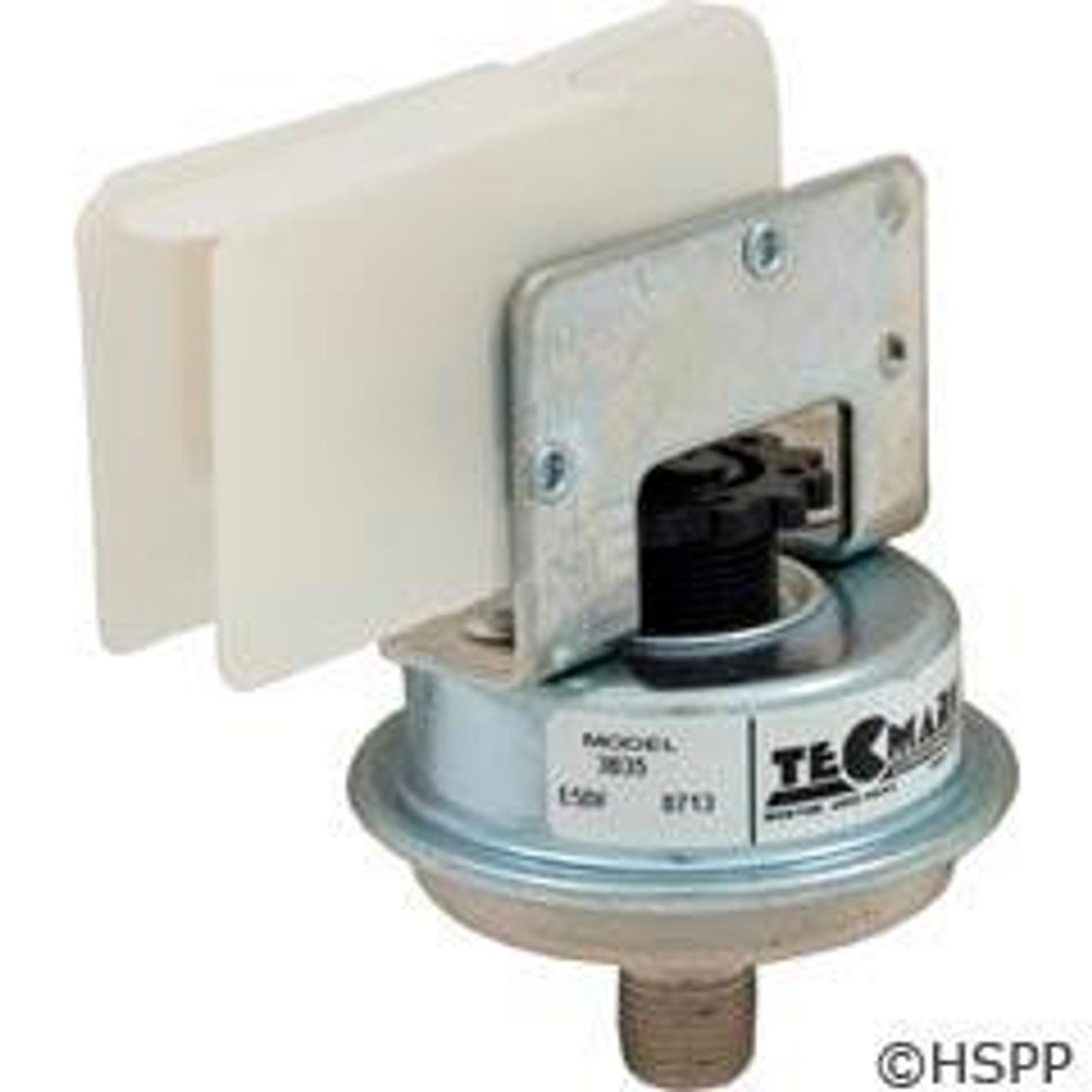 Pressure Switch 3035, 25A, Tecmark, 1/8"mpt, SPNO, 1-100 PSI