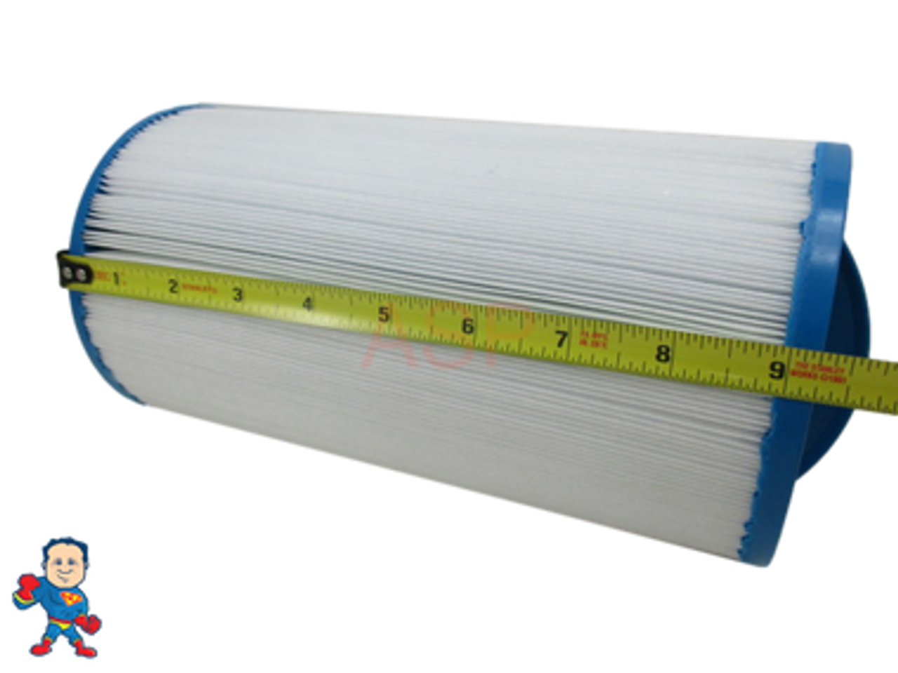 Filter, Cartridge, 30 sqft, 1-1/2" Fem SAE, 4-15/16" Wide , 9-1/4" Tall, Fits Some Four Winds Tubs Shorter Version